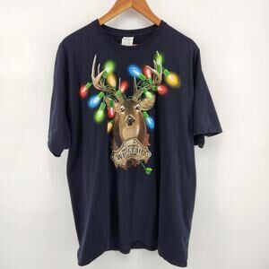 I'm Dreaming of a Whitetail Christmas Men's T-Shirt Size 2XL